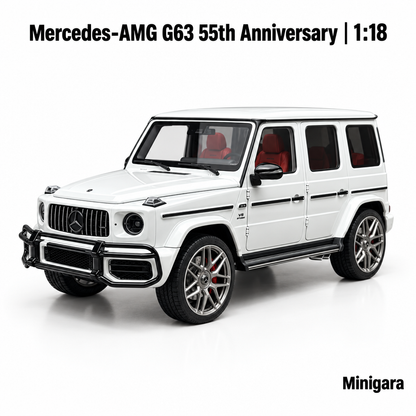 Mercedes-AMG G63 55th Anniversary trắng