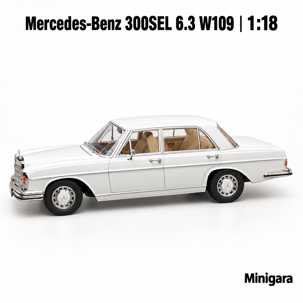 Mercedes-Benz 300SEL W109 trắng