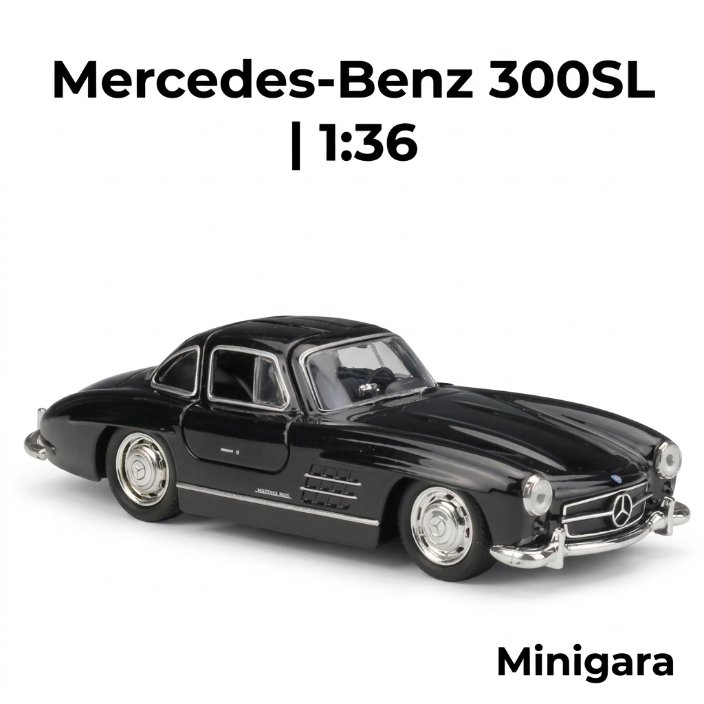 Mercedes-Benz 300SL đen