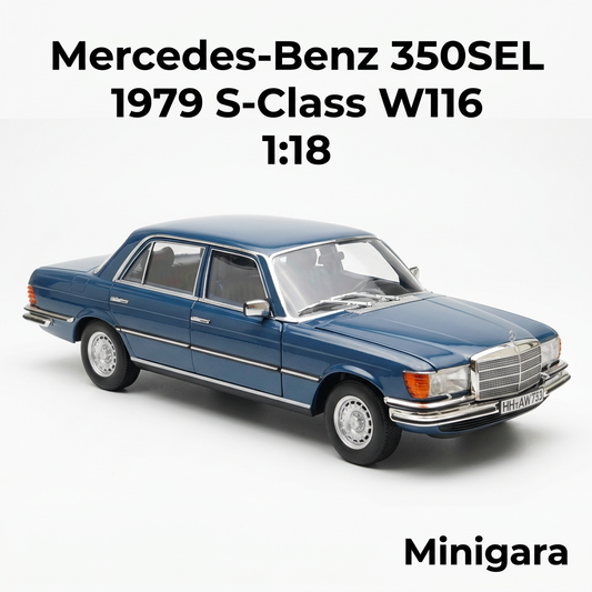 Mercedes-Benz 350SEL 1979 S-Class W116 1:18