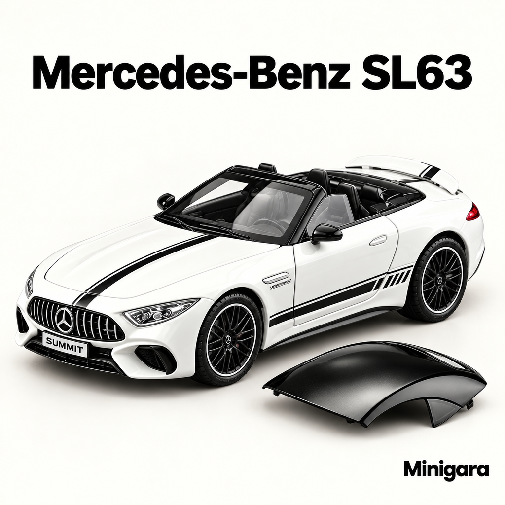 Mercedes-Benz SL63 cùng mui tháo rời