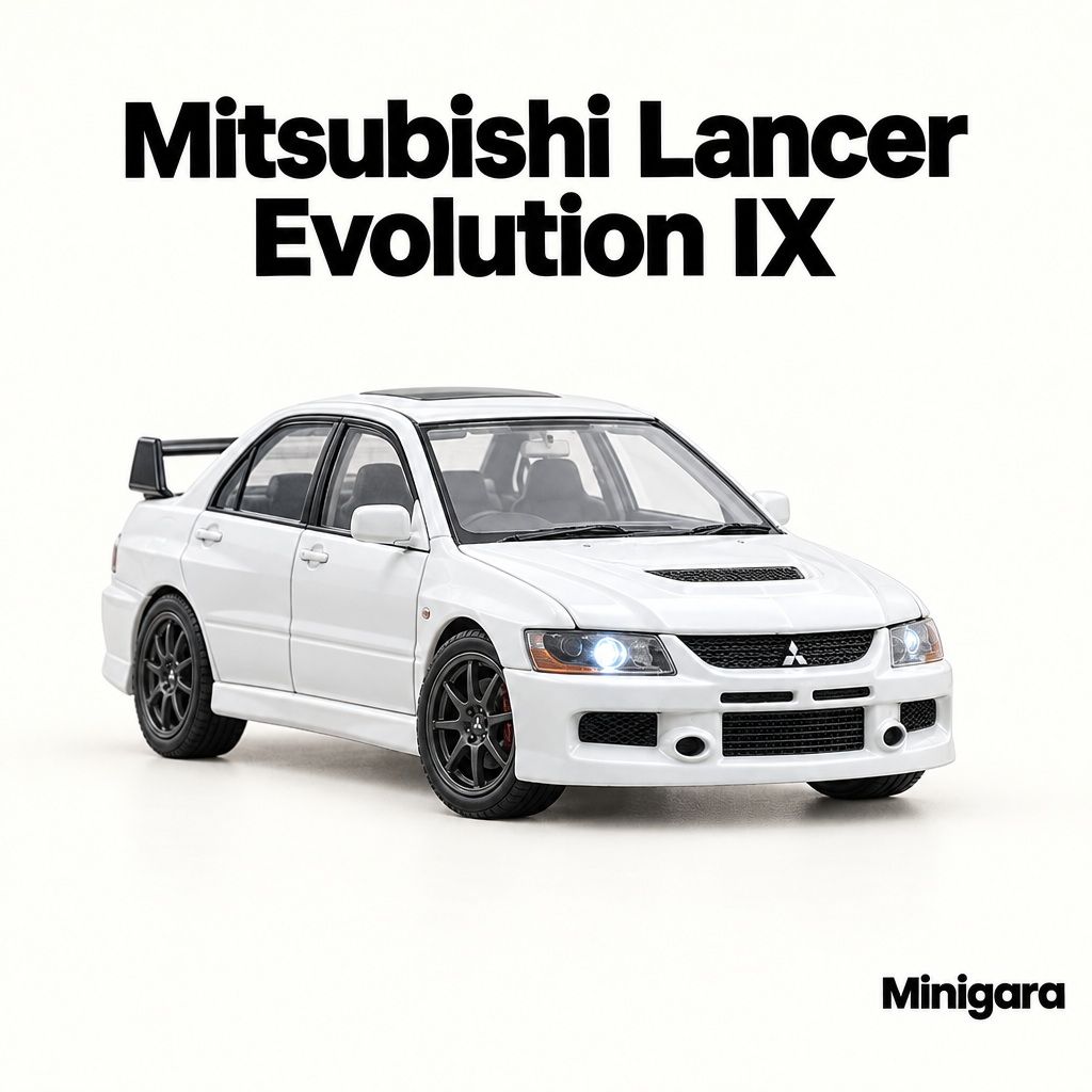 Mitsubishi Lancer Evolution IX trắng