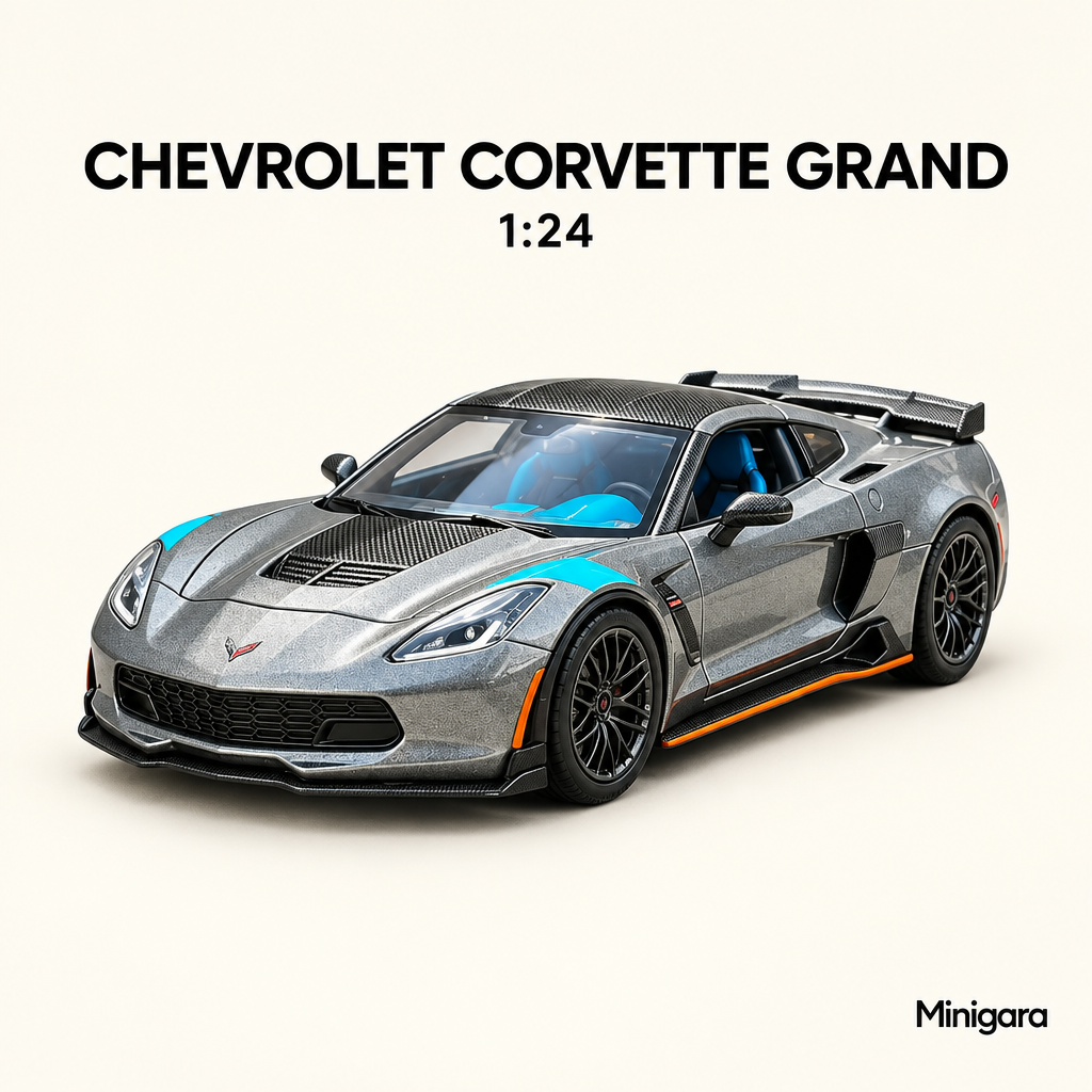 Ảnh bìa Chevrolet Corvette Grand tỷ lệ 1:24
