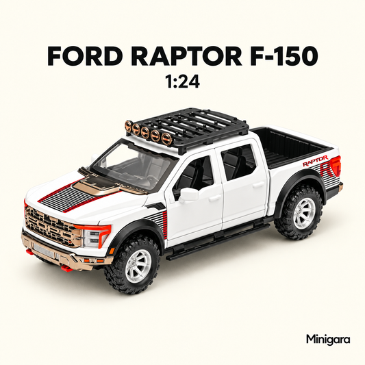 Ảnh bìa Ford Raptor F-150 tỷ lệ 1:24