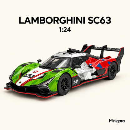 Ảnh bìa Lamborghini SC63 tỷ lệ 1:24