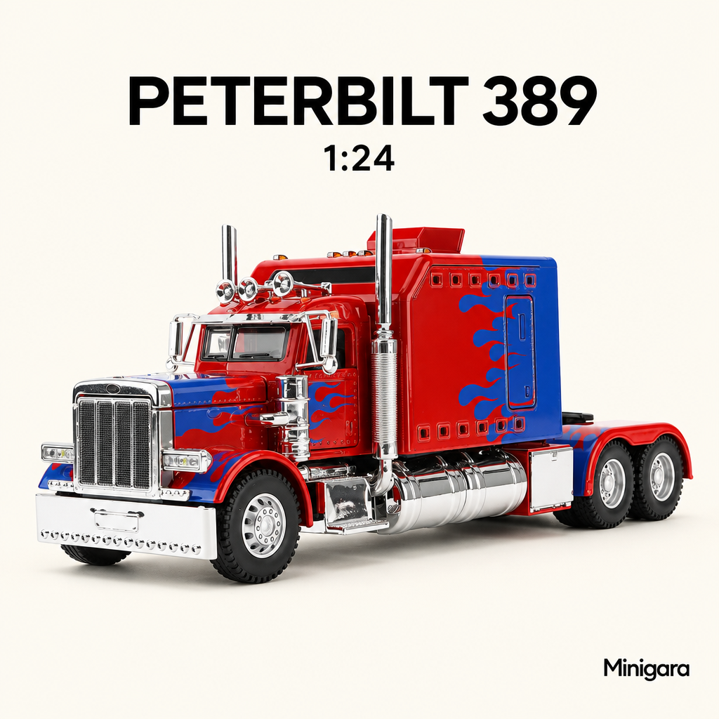 Ảnh bìa Peterbilt 389 tỷ lệ 1:24
