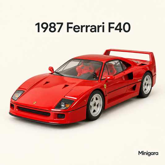 Ảnh bìa thử Ferrari F40