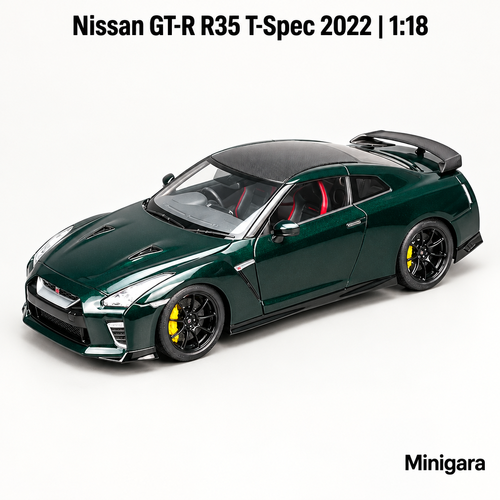 Nissan GT-R R35 xanh đậm, mui carbon