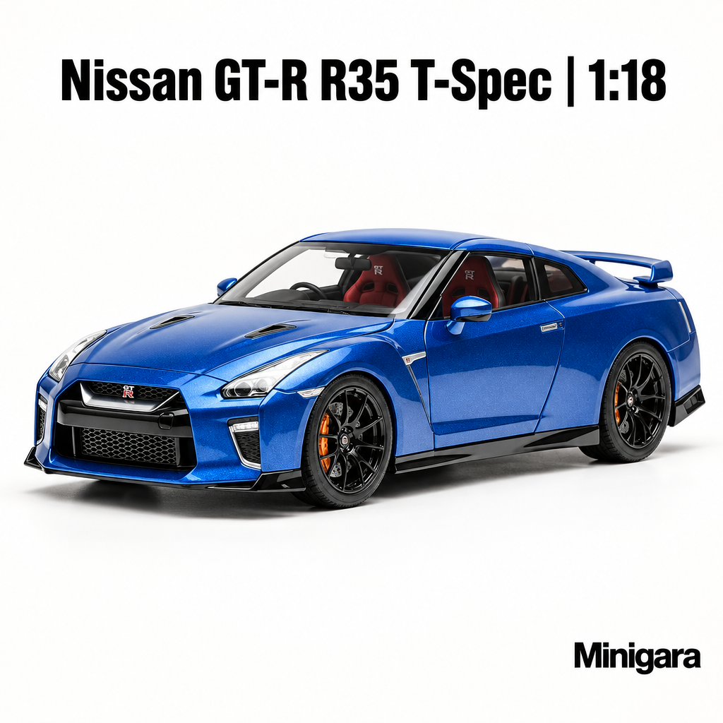 Nissan GT-R R35 xanh