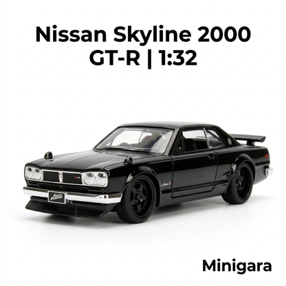 Nissan Skyline 2000 GT-R đen