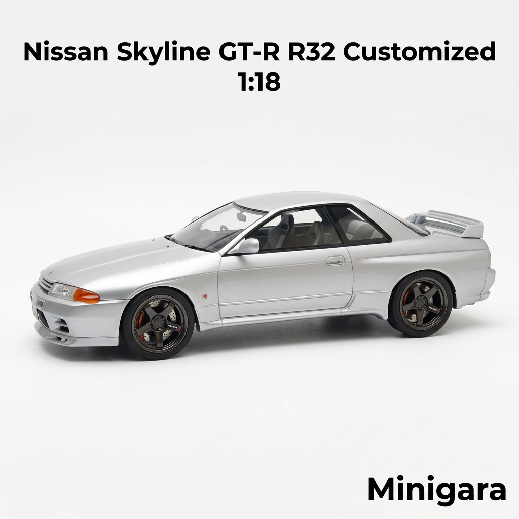 Nissan Skyline R32 bạc