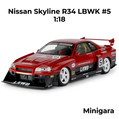 Nissan Skyline R34 đỏ số 5
