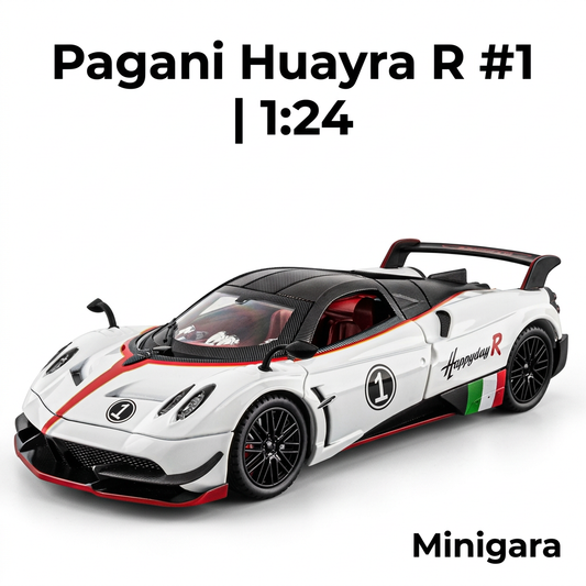 Pagani Huayra R trắng số 1