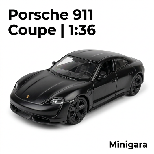 Porsche 911 đen, giữ đúng xe trong ảnh nguồn của listing