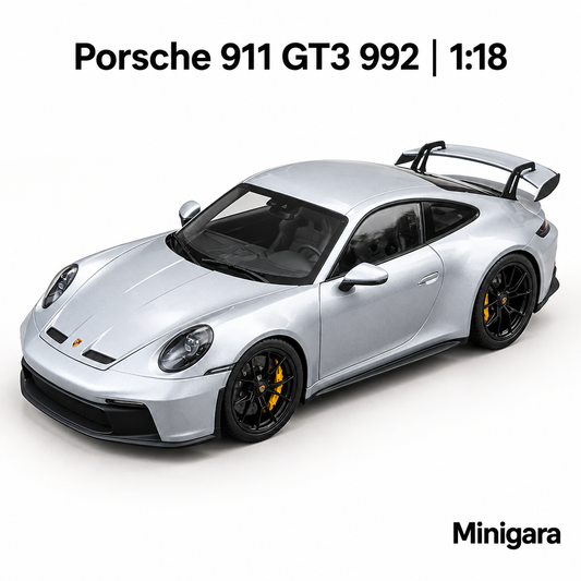 Porsche 911 GT3 bạc trơn
