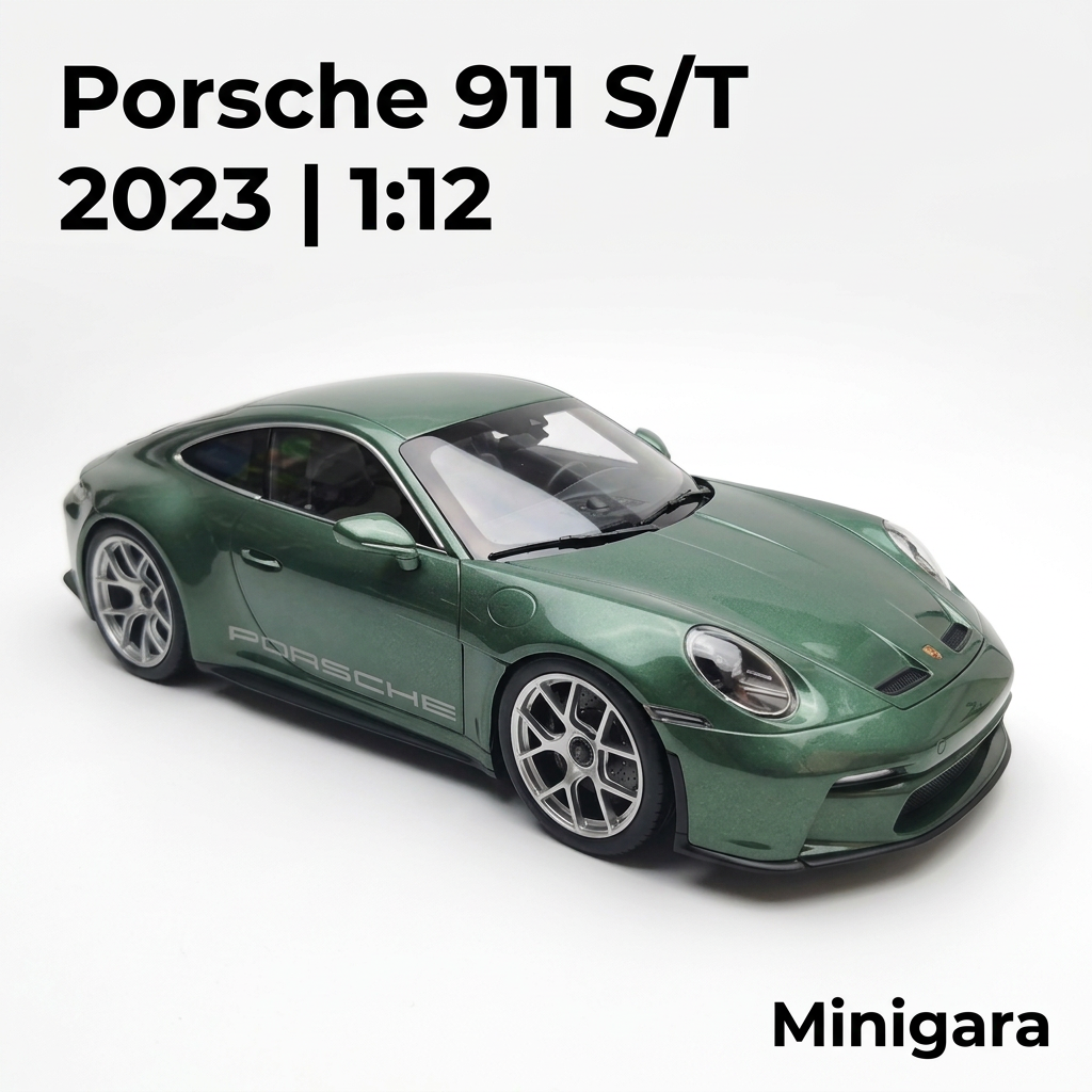 Porsche 911 S/T xanh