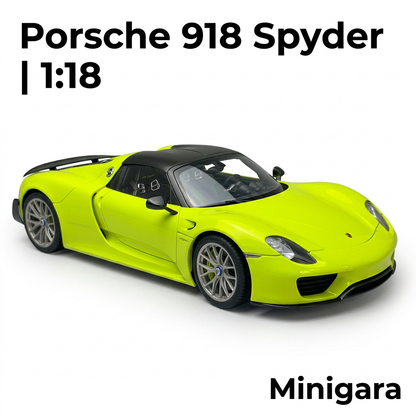 Porsche 918 Spyder xanh lime