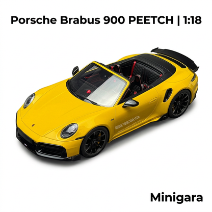 Porsche Brabus vàng mui mở