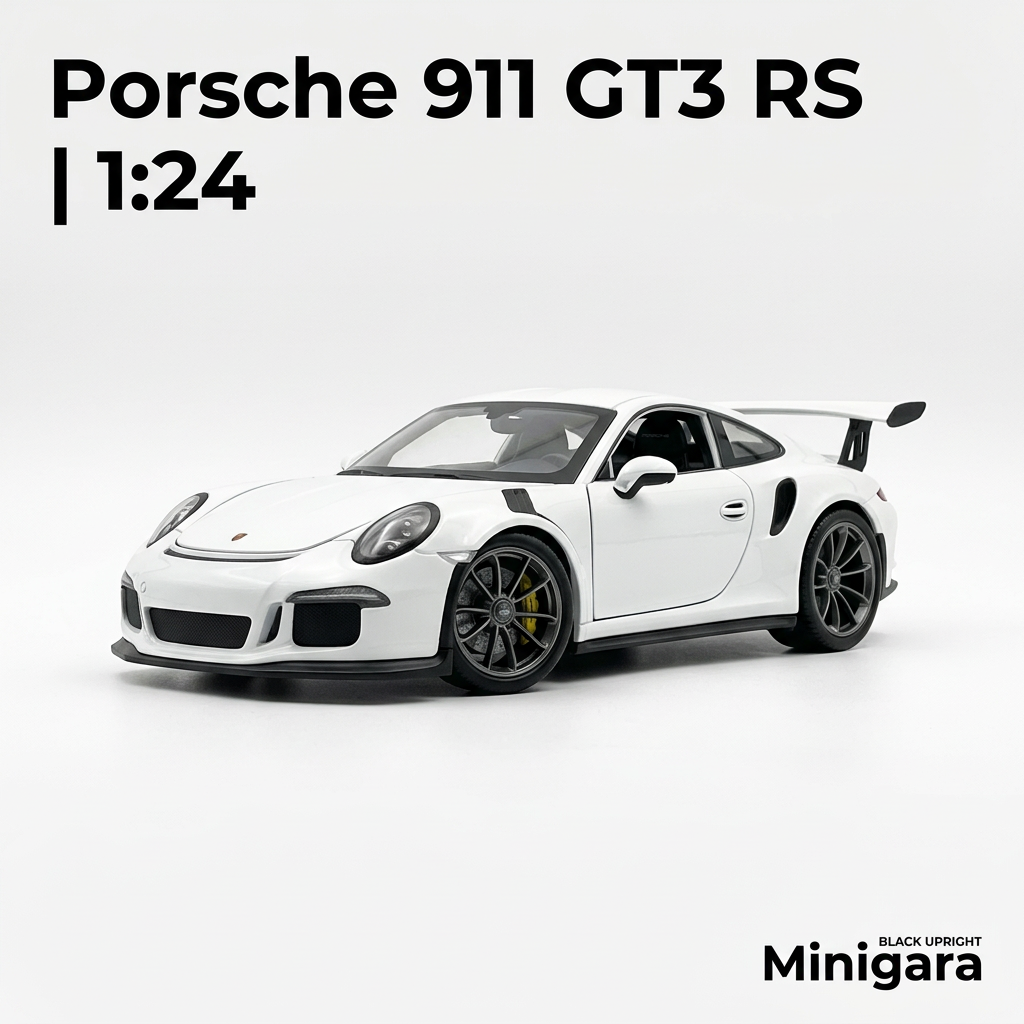 Porsche GT3 RS trắng phanh vàng