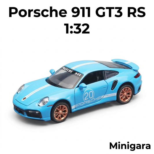 Porsche GT3 RS xanh số 20 mâm vàng
