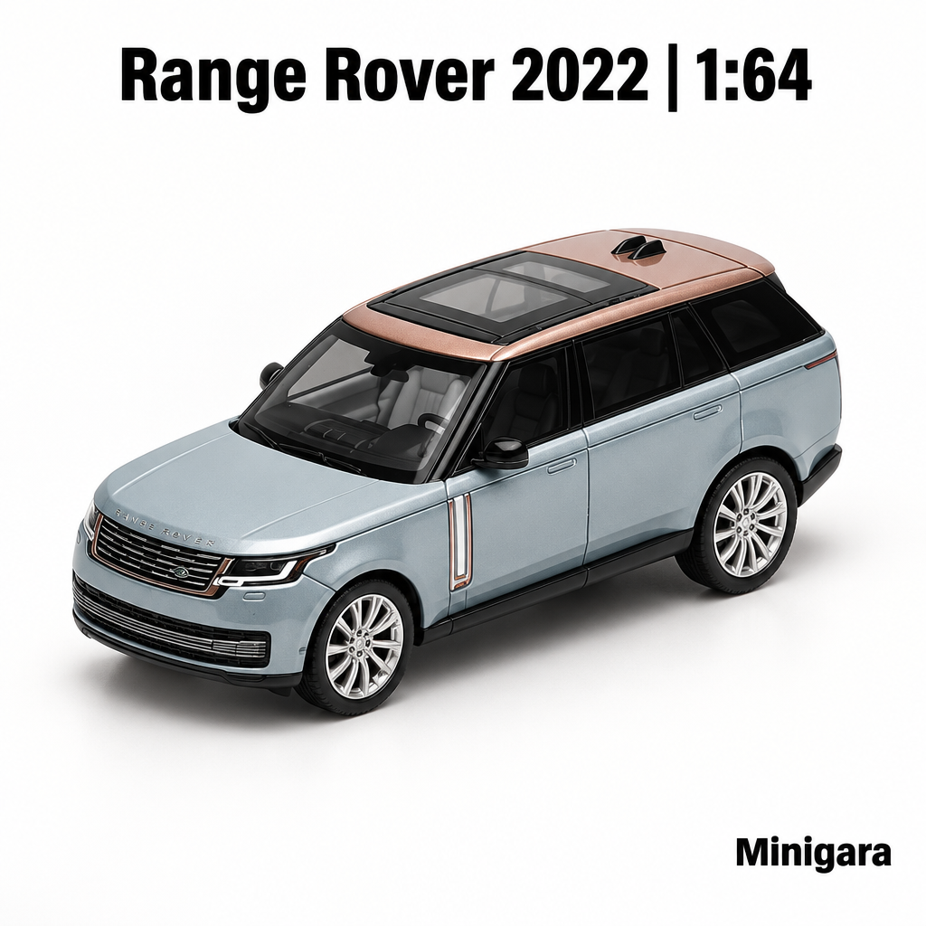 Range Rover xanh xám nhạt, nóc đồng