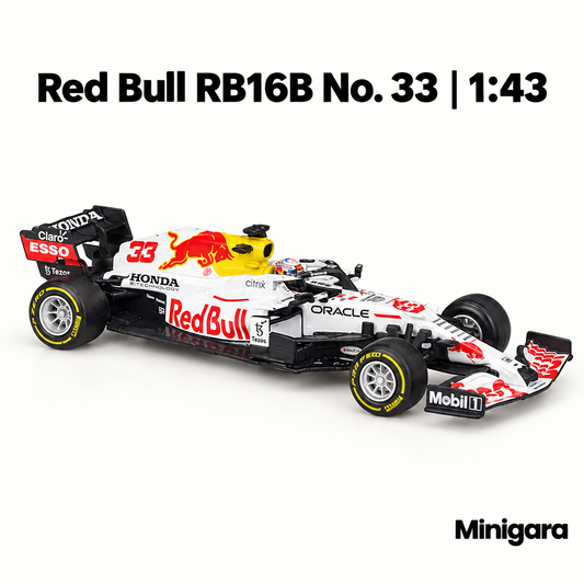 Red Bull RB16B trắng số 33