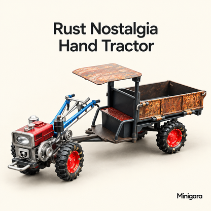 Rust Nostalgia Hand Tractor