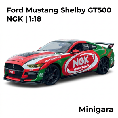 Shelby GT500 tem NGK đỏ xanh trắng
