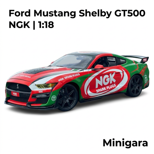 Shelby GT500 tem NGK đỏ xanh trắng