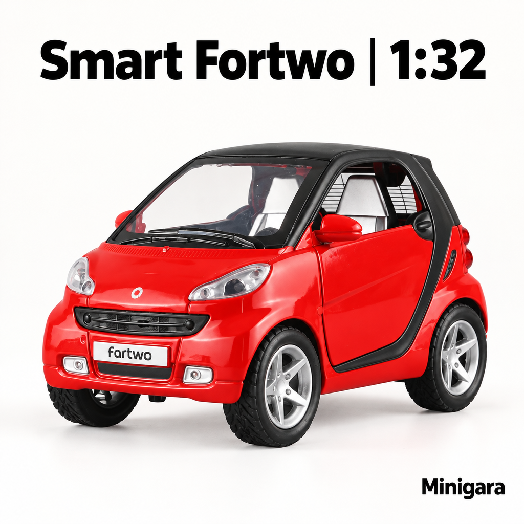 Smart Fortwo đỏ đen