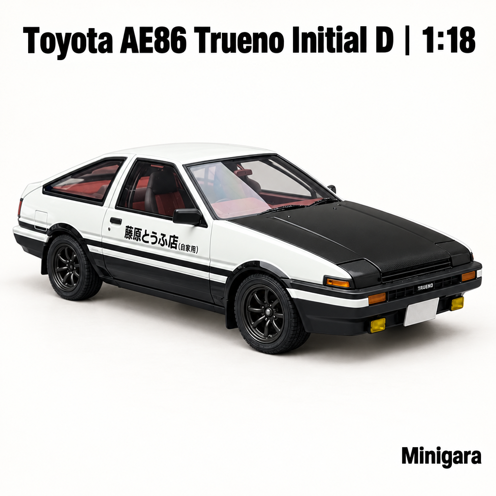 Toyota AE86 Initial D nắp máy đen