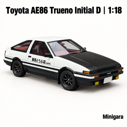 Toyota AE86 Initial D nắp máy đen