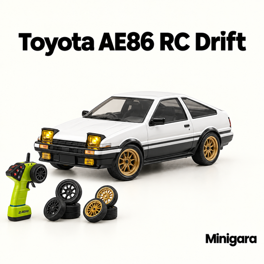 Toyota AE86 RC Drift cùng điều khiển và phụ kiện