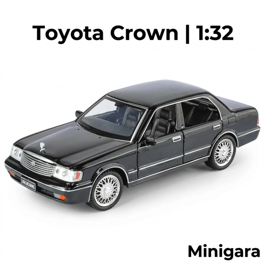 Toyota Crown đen mâm lưới bạc