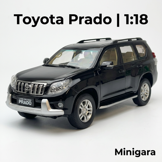 Toyota Prado đen nội thất nâu