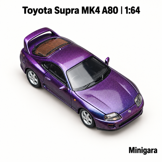 Toyota Supra MK4 A80 tím