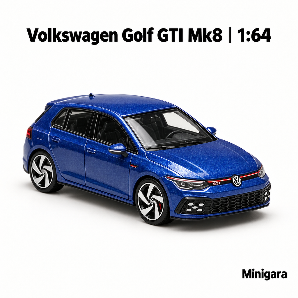 Volkswagen Golf GTI Mk8 xanh