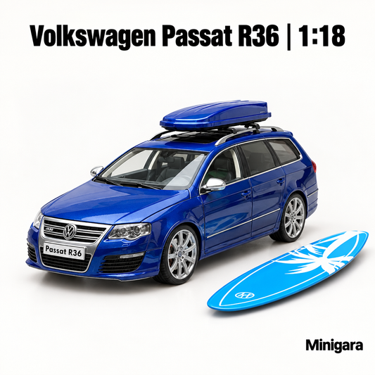 Volkswagen Passat R36 kèm hộp nóc và ván lướt