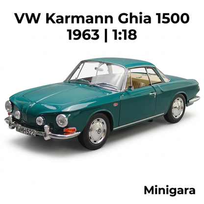 VW Karmann Ghia xanh teal